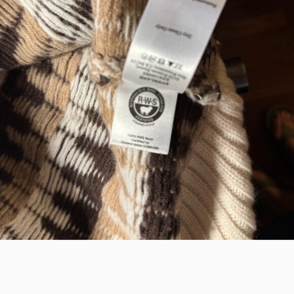 Everlane Women's Nordic Fair Isle Wool Sweater Large - Picture 5 of 5